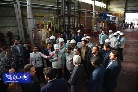 بازدید معاون علمی رئیس جمهور از شرکت فولاد مبارکه و افتتاح و کلنگ زنی دو پروژه در این شرکت