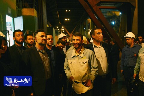 بازدید معاون علمی رئیس جمهور از شرکت فولاد مبارکه و افتتاح و کلنگ زنی دو پروژه در این شرکت