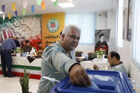 برگزاری انتخابات ریاست جمهوری در مجتمع فولاد سبای فولاد مبارکه