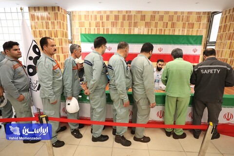 برگزاری انتخابات ریاست جمهوری در ناحیه نورد گرم شرکت فولاد مبارکه