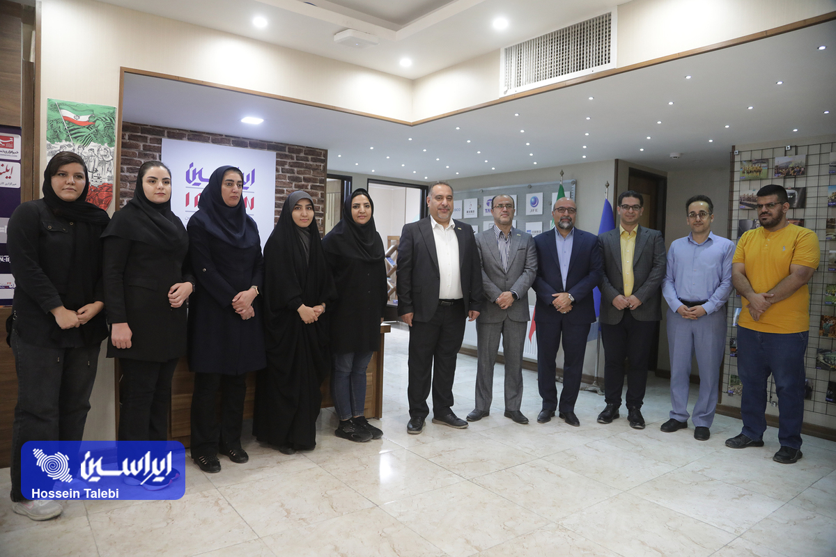 بازدید مدیر مجتمع فولاد سبا از پایگاه خبری ایراسین