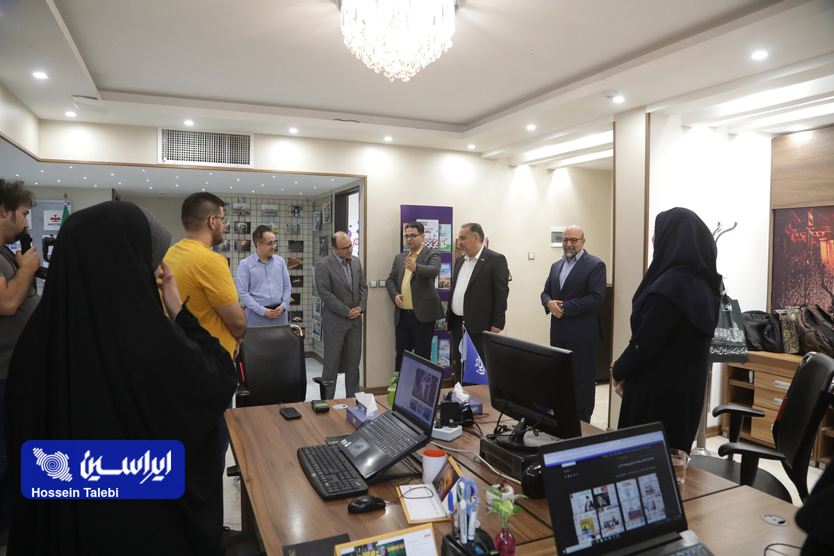 بازدید مدیر مجتمع فولاد سبا از پایگاه خبری ایراسین