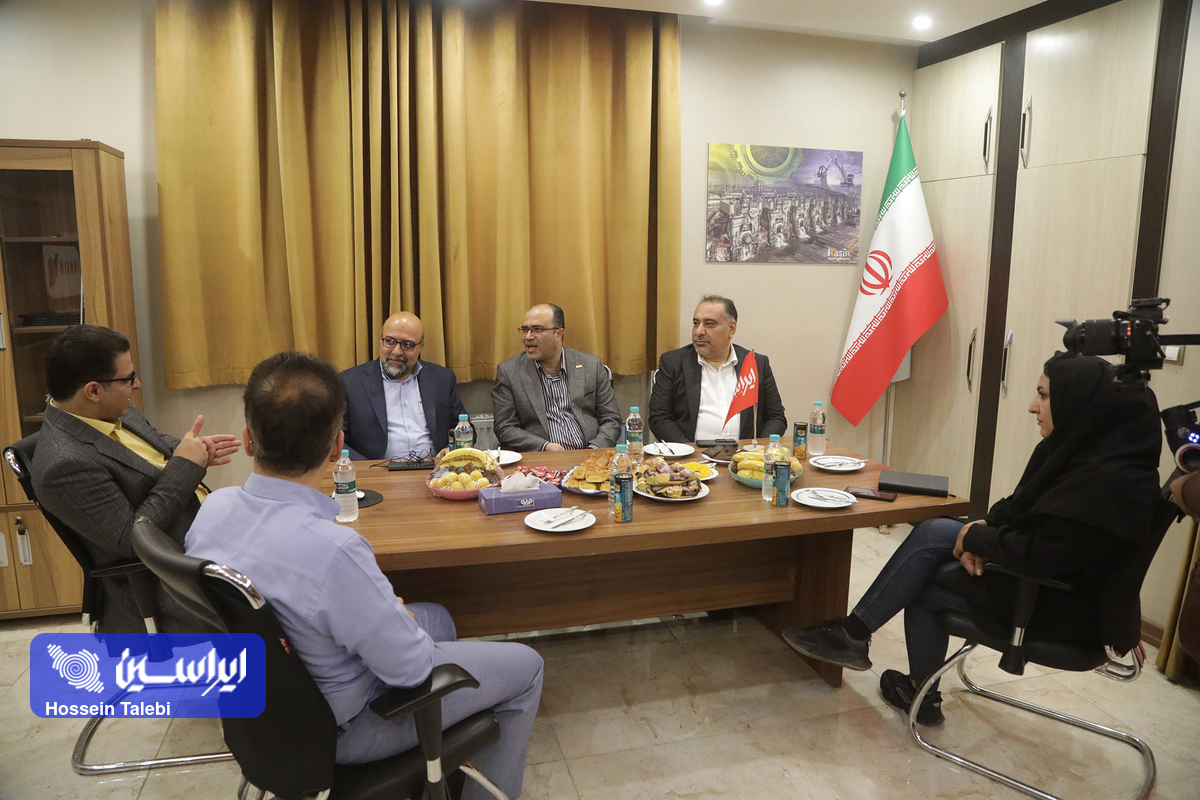 بازدید مدیر مجتمع فولاد سبا از پایگاه خبری تحلیلی ایراسین