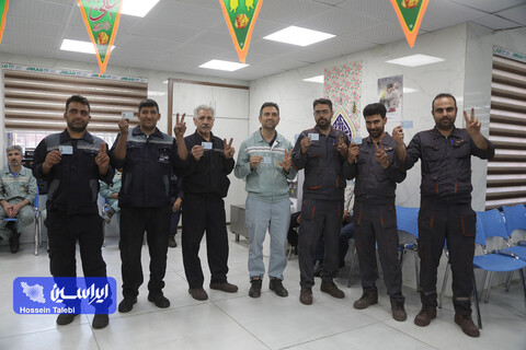برگزاری دور دوم انتخابات ریاست جمهوری در ناحیه فولادسازی شرکت فولاد مبارکه