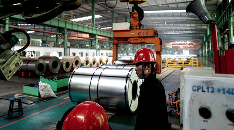 صادرات فولاد چین در سال ۲۰۲۴ به بالاترین میزان در ۹ سال اخیر رسید فولاد چین