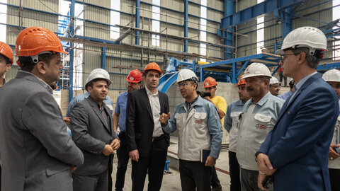 افزایش ظرفیت تولیدات فولاد مبارکه با تکمیل طرحهای توسعهای فولاد تاراز آتیه