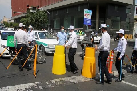 انسداد موقت محور هراز به دلیل عملیات عمرانی ترافیک