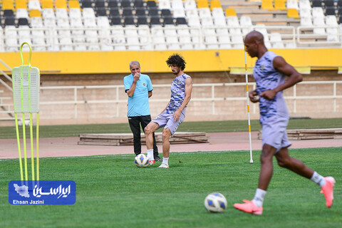 گزارش تصویری تمرین سپاهان قبل از مصاف با شباب الاهلی
