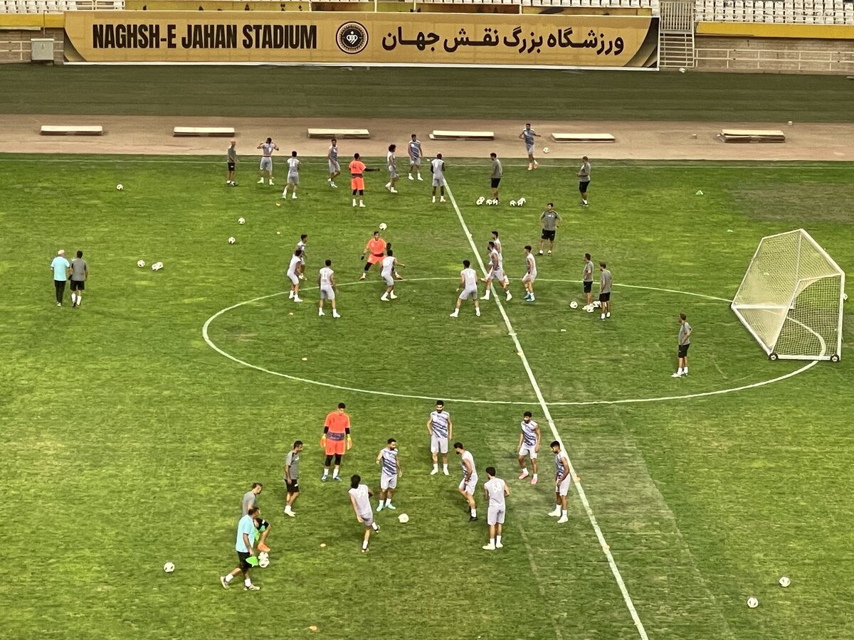 آخرین تمرین طلایی‌پوشان قبل از دیدار آسیایی