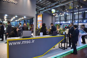 غرفه شرکت فولاد مبارکه در سومین روز از بیست و چهارمین نمایشگاه بینالمللی لوازم خانگی