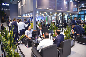 غرفه شرکت فولاد مبارکه در سومین روز از بیست و چهارمین نمایشگاه بینالمللی لوازم خانگی