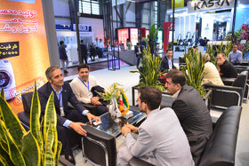 غرفه شرکت فولاد مبارکه در سومین روز از بیست و چهارمین نمایشگاه بینالمللی لوازم خانگی