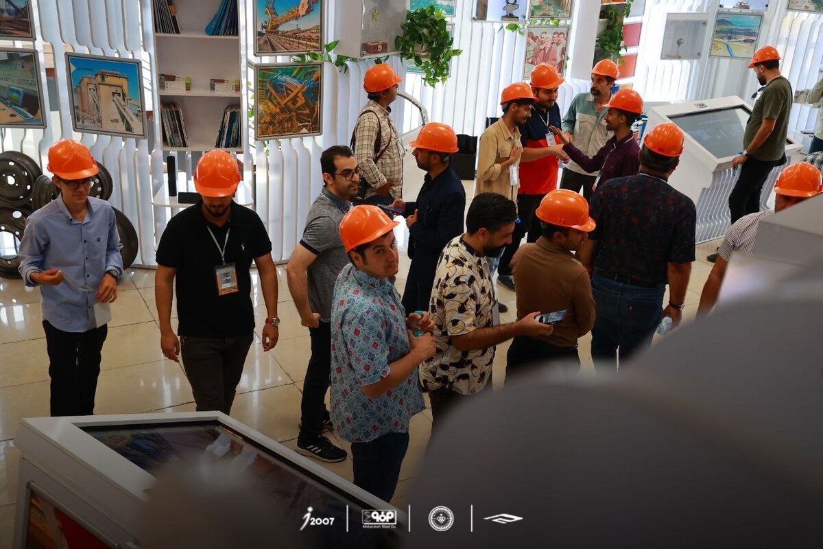 بازدید فعالان رسانهای ورزش از شرکت فولاد مبارکه