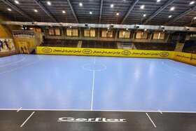 نصب کفپوش استاندارد هندبال Gerflor در تالار هندبال فدراسیون پس از سال‌ها