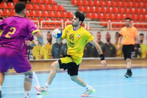 قلب تیم ملی طلایی شد هندبال سپاهان