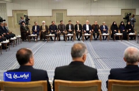دیدار اعضای هیئت دولت با رهبر معظم انقلاب
