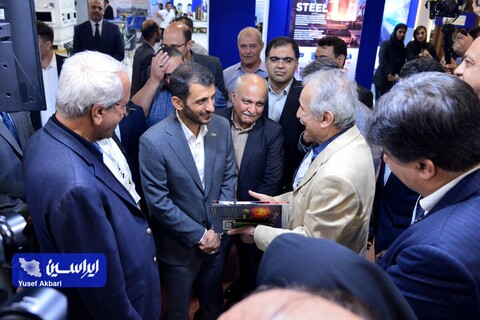 بازدید مدیرعامل شرکت فولاد مبارکه از نمایشگاه متالکس اصفهان