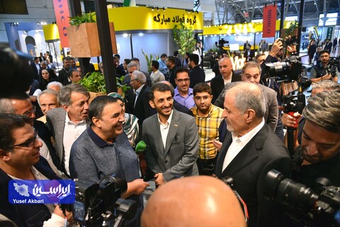 بازدید مدیرعامل شرکت فولاد مبارکه از نمایشگاه متالکس اصفهان