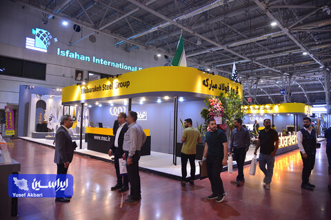 غرفه فولاد مبارکه در آخرین روز از شانزدهمین نمایشگاه متالکس اصفهان