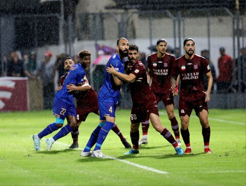 خلاصه بازی نساجی - استقلال/ توقف آبی‌ها زیر باران