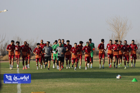 تمرین سپاهان پیش از دیدار مقابل استقلال تاجیکستان