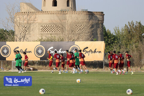 تمرین سپاهان پیش از دیدار مقابل استقلال تاجیکستان