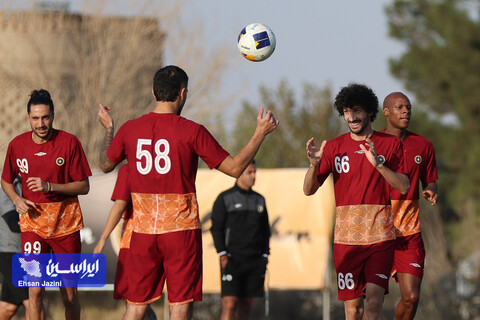 تمرین سپاهان پیش از دیدار مقابل استقلال تاجیکستان