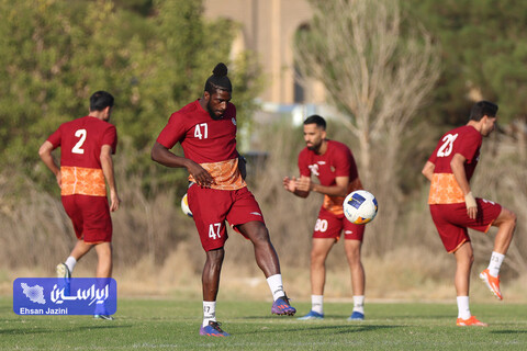 تمرین سپاهان پیش از دیدار مقابل استقلال تاجیکستان