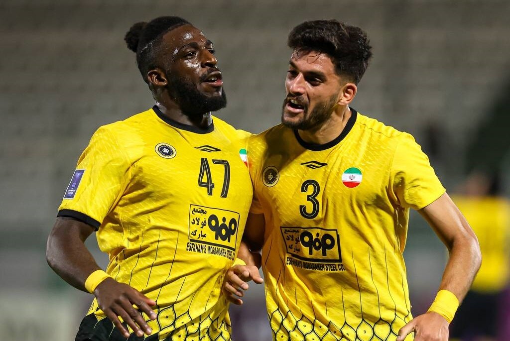 خلاصه بازی سپاهان - استقلال تاجیکستان/ طلایی‌ها به حریف رحم نکردند