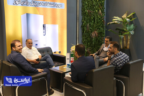 غرفه شرکت فولاد مبارکه در آخرین روز از بیست و سومین نمایشگاه بین‌المللی تأسیسات تهران