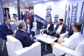غرفه شرکت فولاد مبارکه در دومین روز از دومین نمایشگاه بین‌المللی شهر پایدار کیش