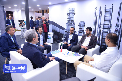 غرفه شرکت فولاد مبارکه در دومین روز از دومین نمایشگاه بین‌المللی شهر پایدار کیش