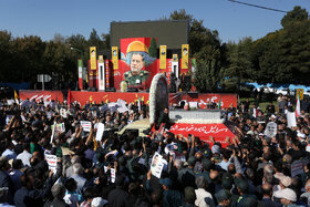 آئین تشییع و خاکسپاری سرلشکر شهید عباس نیلفروشان در اصفهان