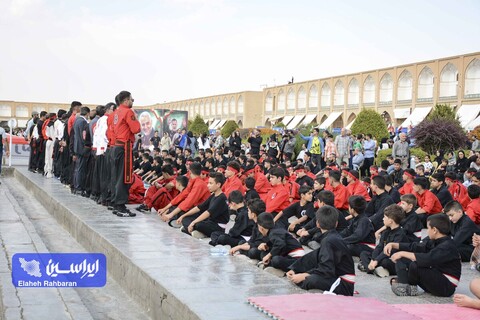 رزمایش بزرگ جهادگران فاطمی ۴ و اهدای امکانات ورزشی فولادمبارکه به 55 خانه ورزشی روستایی