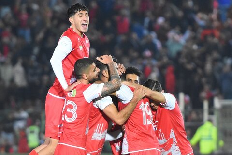 شادی گل وحید امیری؛ پرسپولیس - شمس آذر