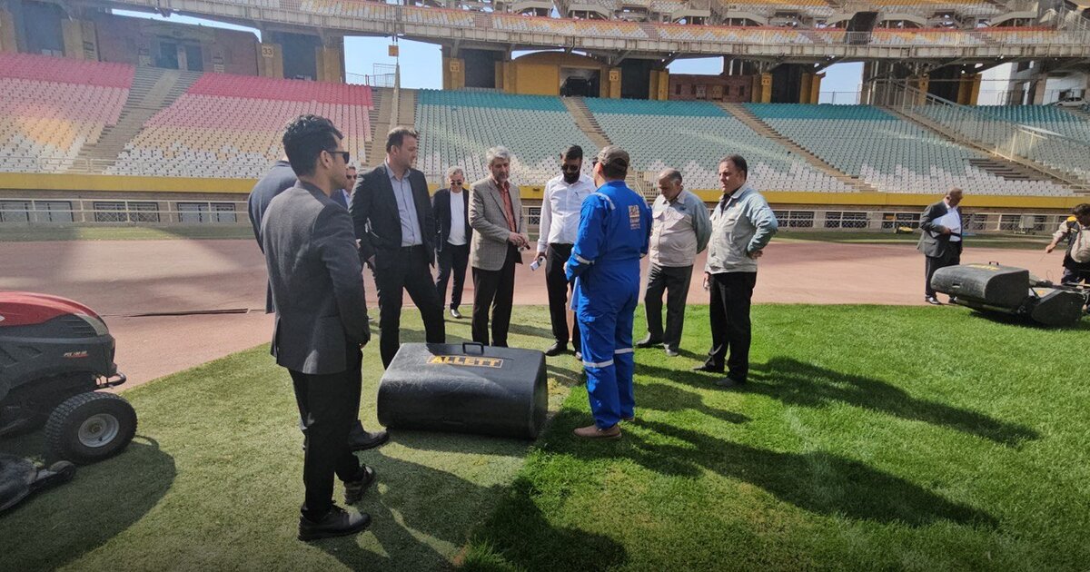 بازدید مدیرعامل و اعضای هیئت مدیره باشگاه سپاهان از ورزشگاه نقشجهان