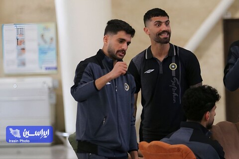 حضور سپاهانی‌ها در فرودگاه برای سفر به قطر