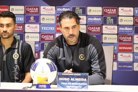 آلمیدا: سپاهان باید مقابل شارجه بهترینِ خودش باشد هوگو آلمیدا؛ سپاهان - الشارجه