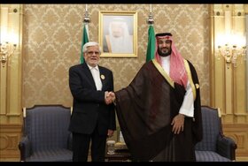 معاون اول رئیس جمهور با بن سلمان دیدار کرد
