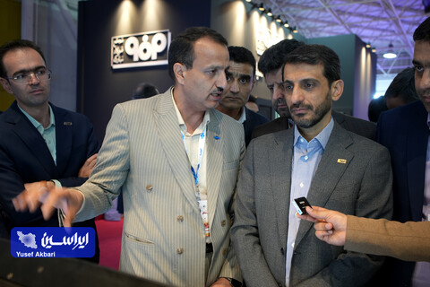 بازدید مدیرعامل شرکت فولاد مبارکه از بیست و یکمین نمایشگاه ایران متافو