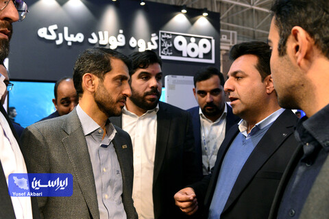 بازدید مدیرعامل شرکت فولاد مبارکه از بیست و یکمین نمایشگاه ایران متافو