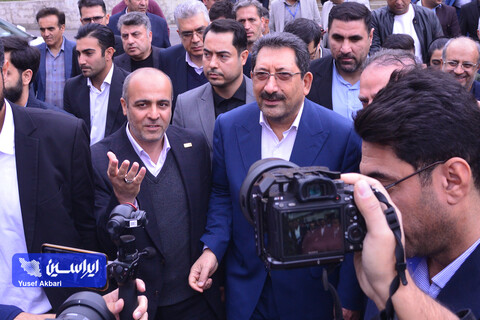 بازدید وزیر صمت از سالن اختصاصی فولادمبارکه در بیست و یکمین نمایشگاه ایران متافو