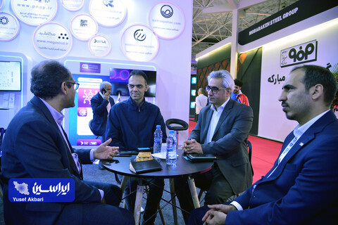 سالن اختصاصی گروه فولاد مبارکه درسومین روز از بیست و یکمین نمایشگاه ایران متافو