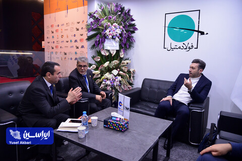 سالن اختصاصی گروه فولاد مبارکه درسومین روز از بیست و یکمین نمایشگاه ایران متافو