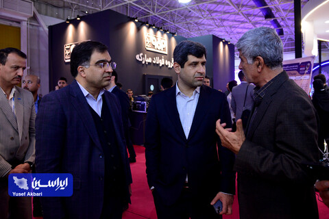 سالن اختصاصی گروه فولاد مبارکه درسومین روز از بیست و یکمین نمایشگاه ایران متافو