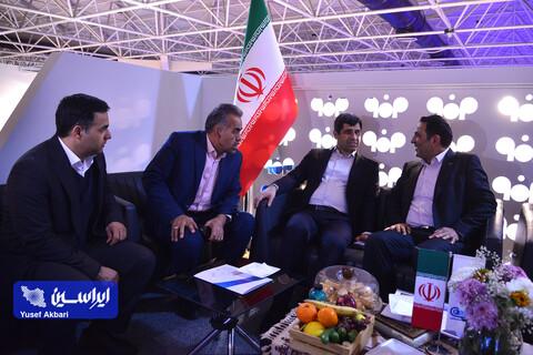 سالن اختصاصی گروه فولاد مبارکه درسومین روز از بیست و یکمین نمایشگاه ایران متافو