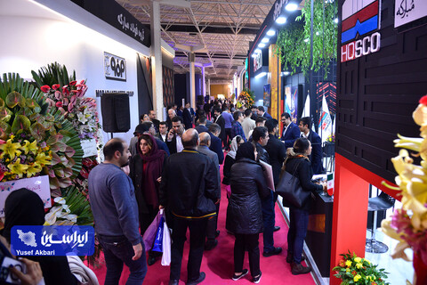 سالن اختصاصی گروه فولاد مبارکه درسومین روز از بیست و یکمین نمایشگاه ایران متافو