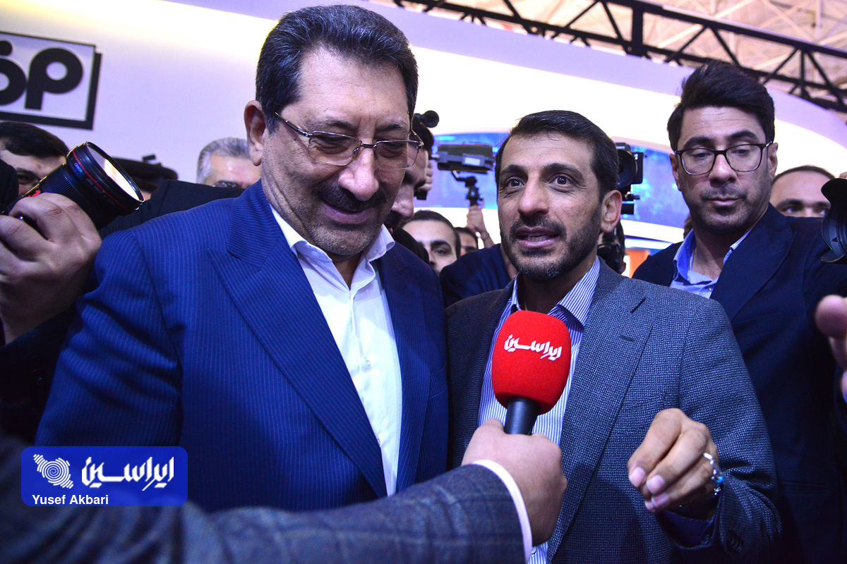 بازدید وزیر صمت از سالن اختصاصی فولادمبارکه در بیست و یکمین نمایشگاه ایران متافو