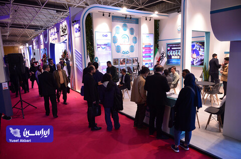 سالن اختصاصی گروه فولاد مبارکه در اخرین روز از بیست و یکمین نمایشگاه ایران متافو