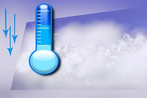 ثبت دمای زیر صفر در ۳۸ ایستگاه هواشناسی اصفهان سرما